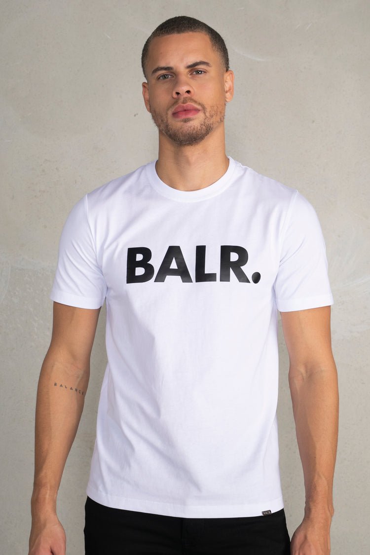 BALR. Brand Straight T-Shirt - Wit - Club Brugge Shop