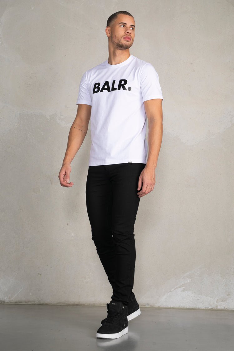 BALR. Brand Straight T-Shirt - Wit - Club Brugge Shop