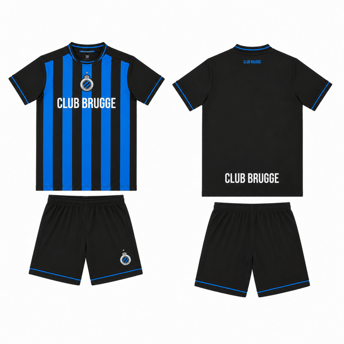 Kids Playing Kit Striped Zwart - Club Brugge Shop