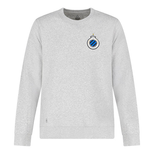 Sweater Club Badge Grey - Club Brugge Shop
