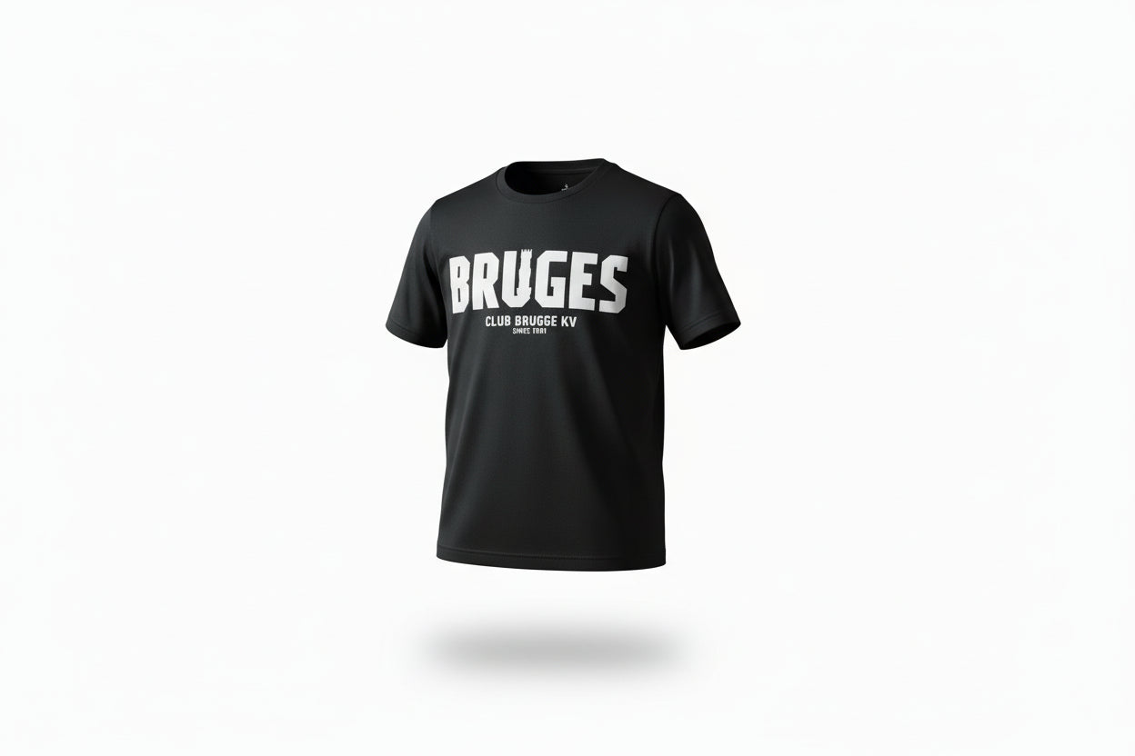 FITTED PANELLED T-SHIRT BORN IN BRUGES
