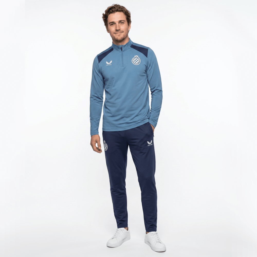 1/4 Zip Training Grijsblauw 26/27 - Club Brugge Shop