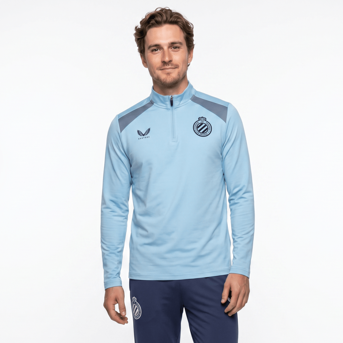 1/4 Zip Training Lichtblauw 26/27 - Club Brugge Shop