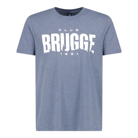 T-shirt City Bruges Navy