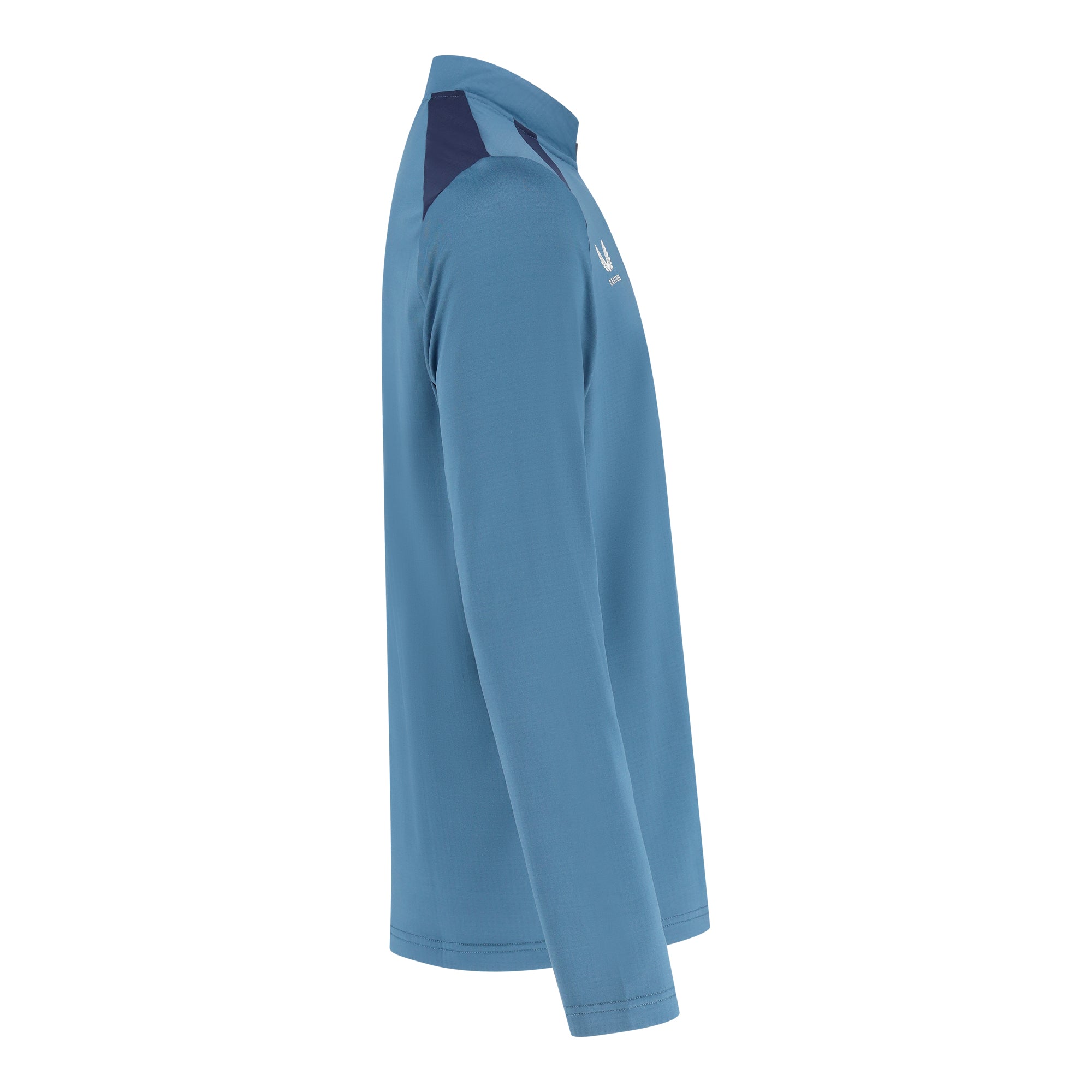 1/4 Zip Training Grijsblauw 26/27