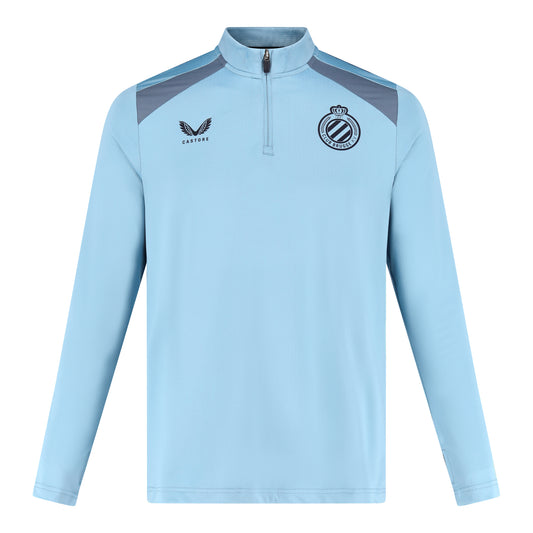 1/4 Zip Training Lichtblauw 26/27