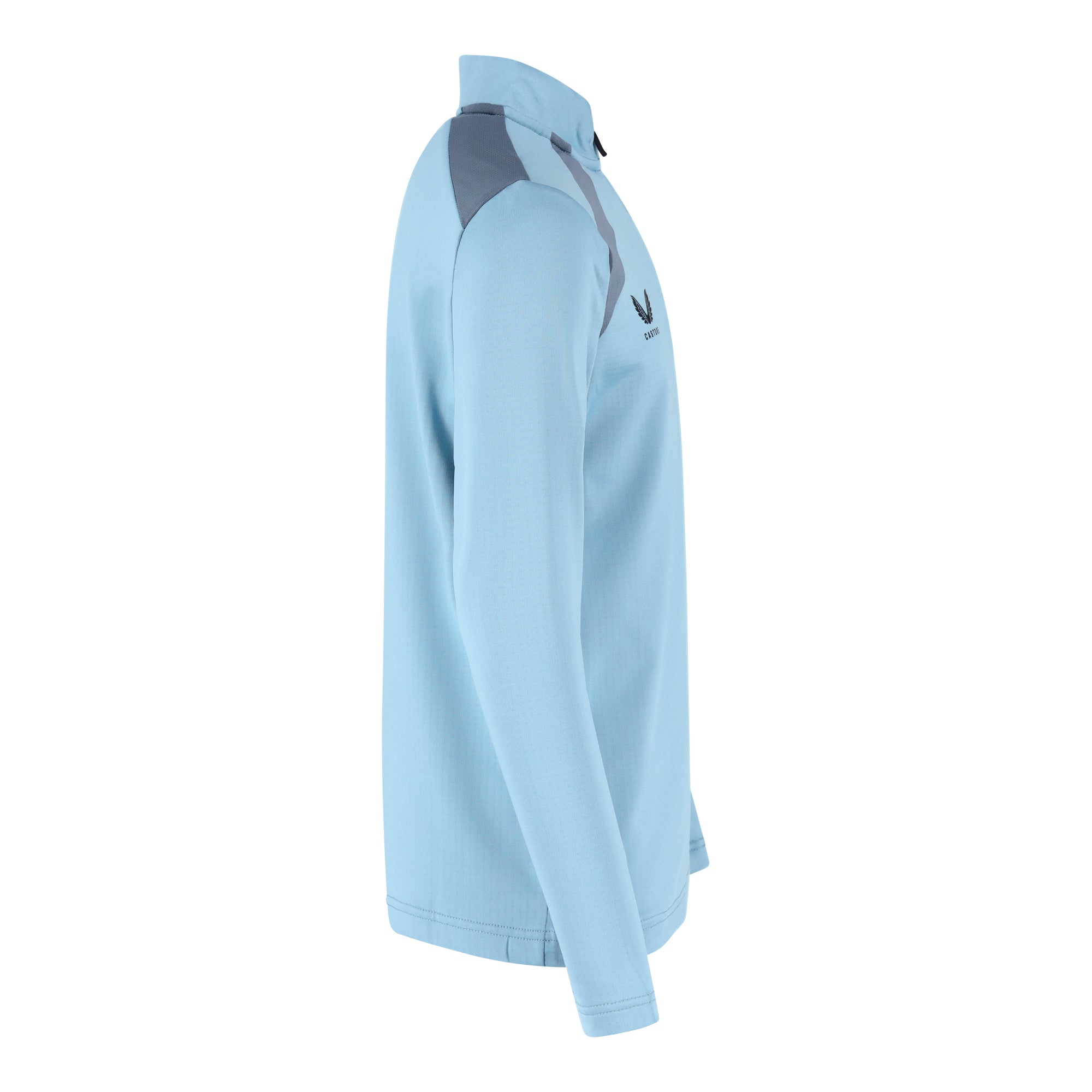 1/4 Zip Training Lichtblauw Kids 26/27