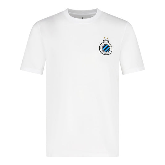 T-Shirt Club Badge Wit 26/27