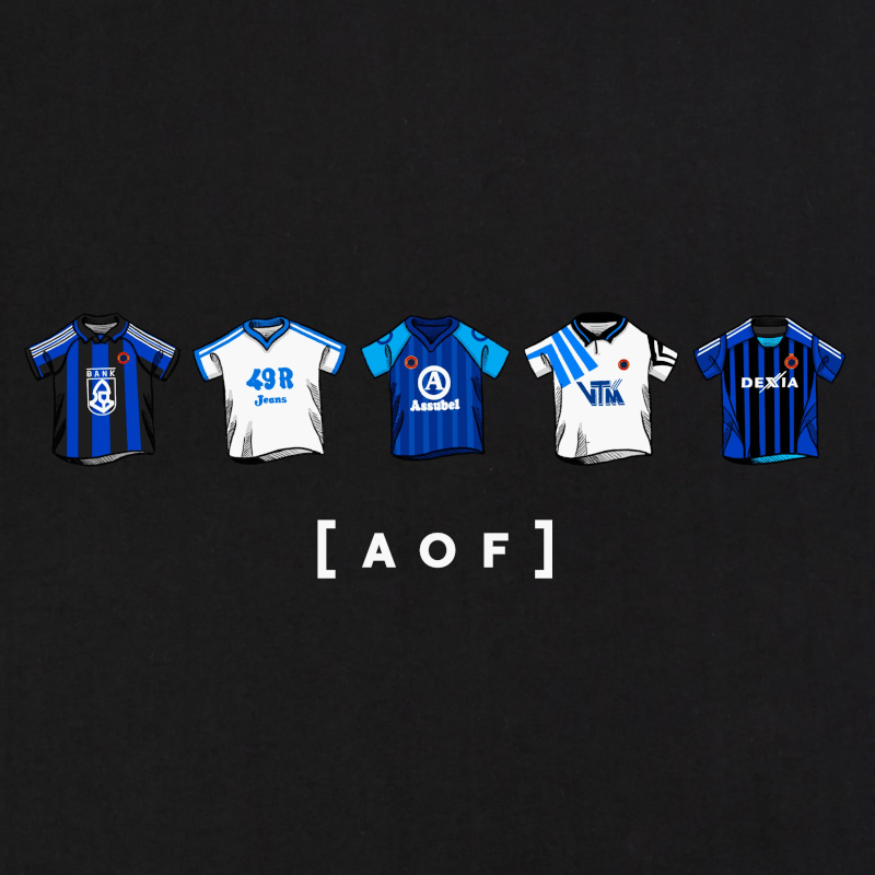 AOF Classics T-shirt Zwart - Club Brugge Shop