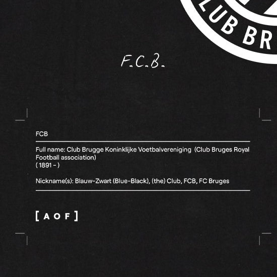 AOF Exhibition T-shirt - Club Brugge Shop