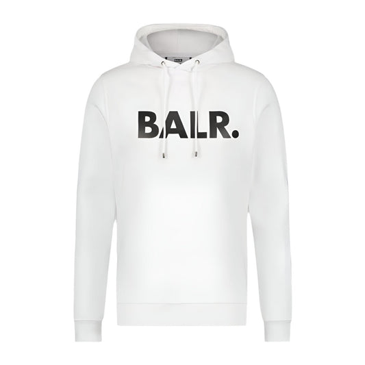 BALR. Brand Straight Hoodie - wit - Club Brugge Shop