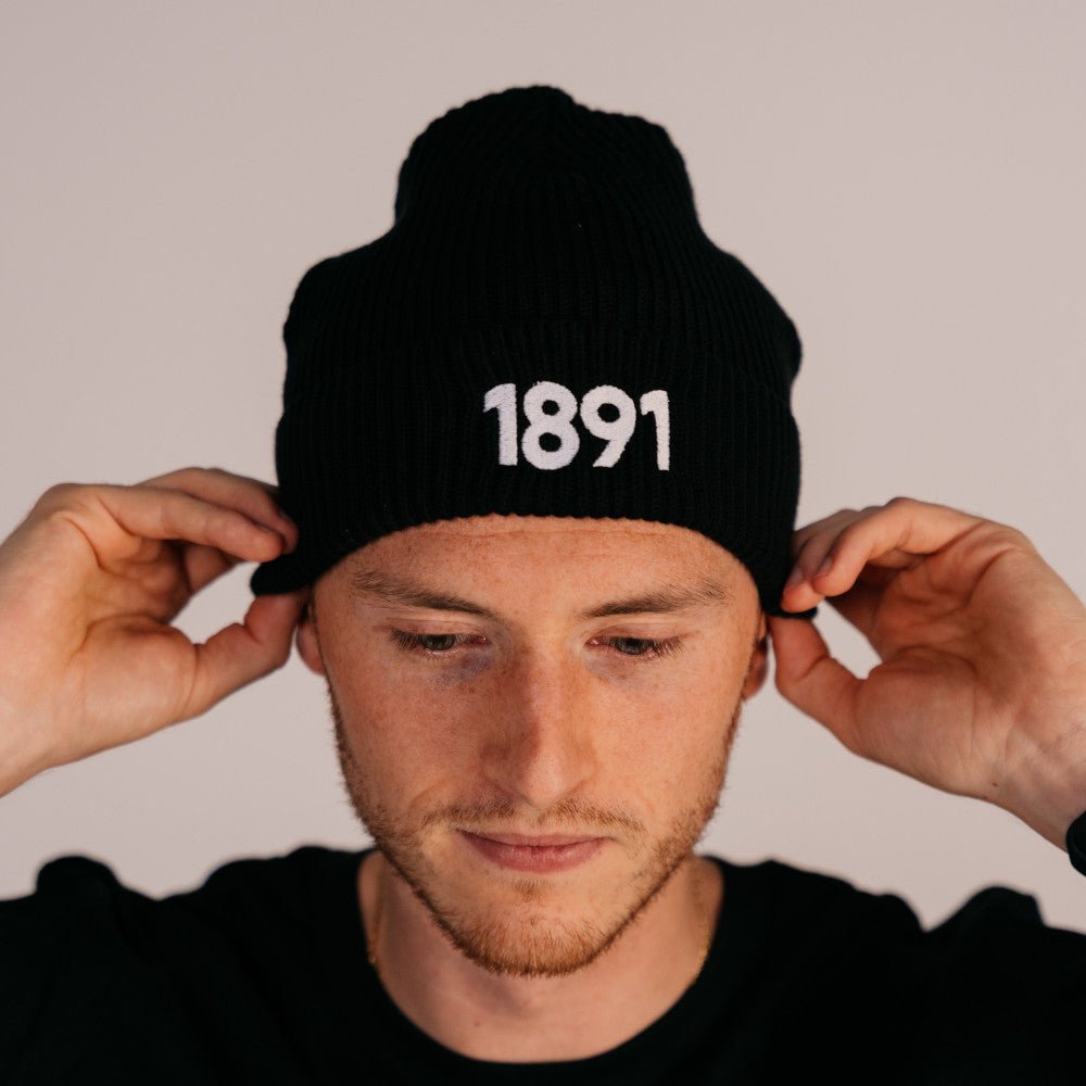 Beanie 1891 Fisherman zwart - Club Brugge Shop