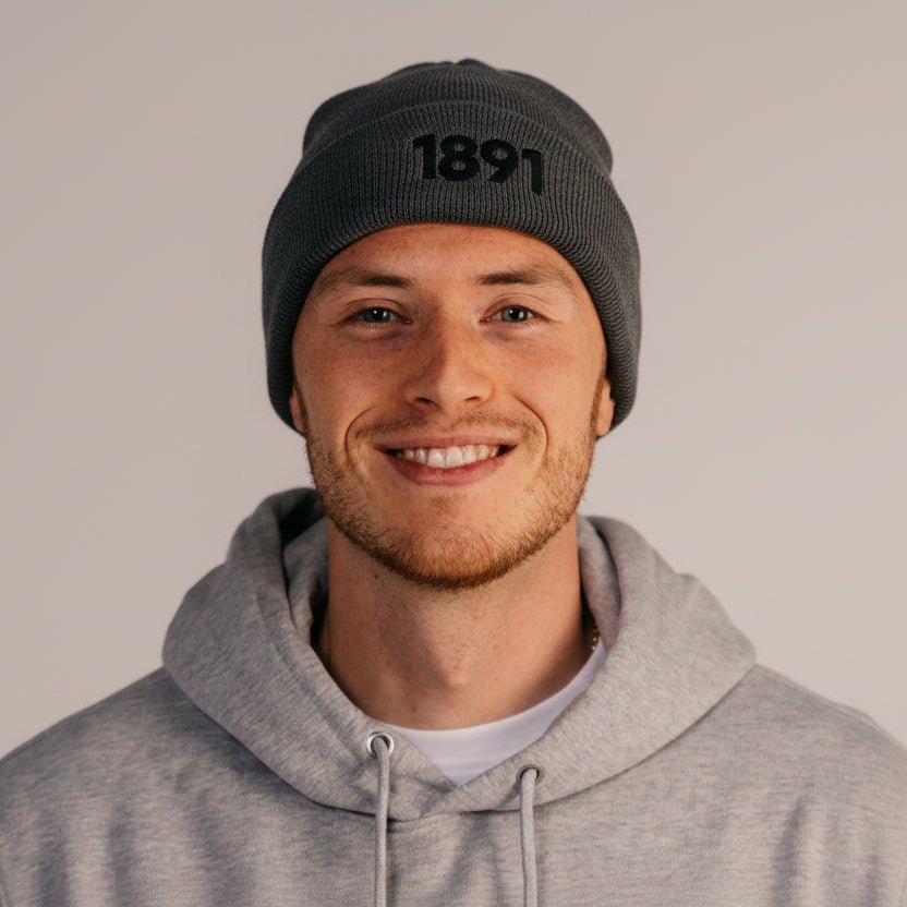 Beanie 1891 grijs - Club Brugge Shop