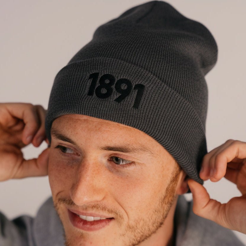 Beanie 1891 grijs - Club Brugge Shop