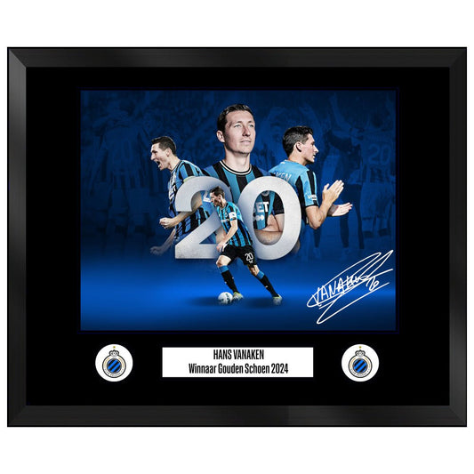 Frame Vanaken Gouden Schoen (40x30cm) - Club Brugge Shop