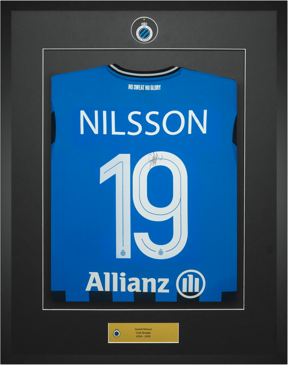 Framed shirt - Gustaf Nilsson (2024 - 2025) - Club Brugge Shop