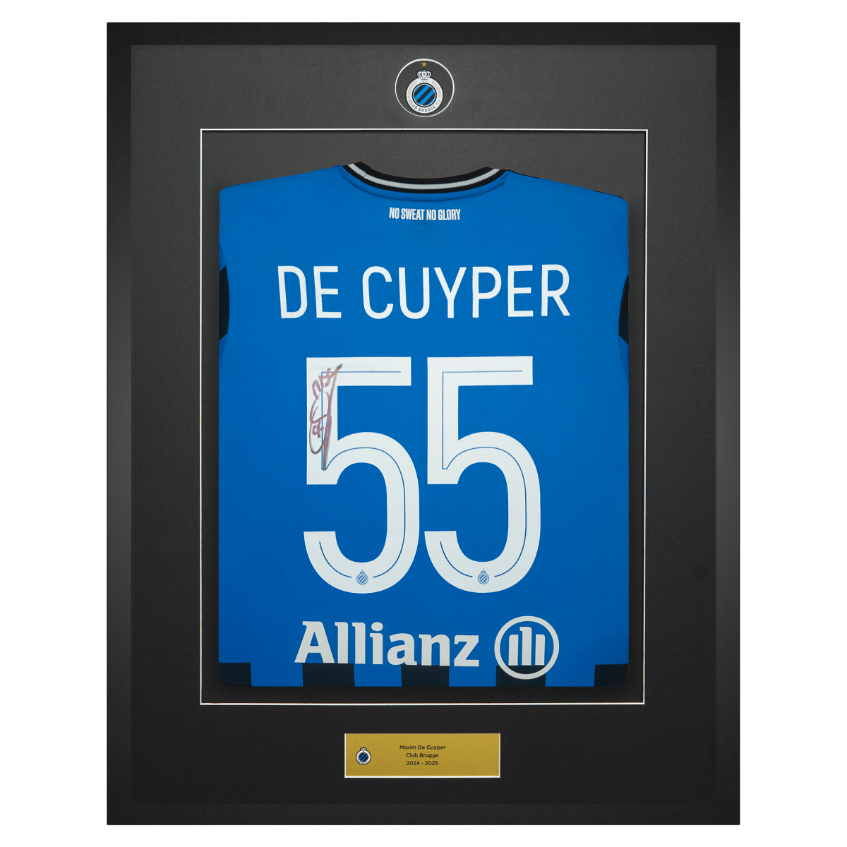 Framed shirt Maxim De Cuyper (20242025) Club Brugge Shop