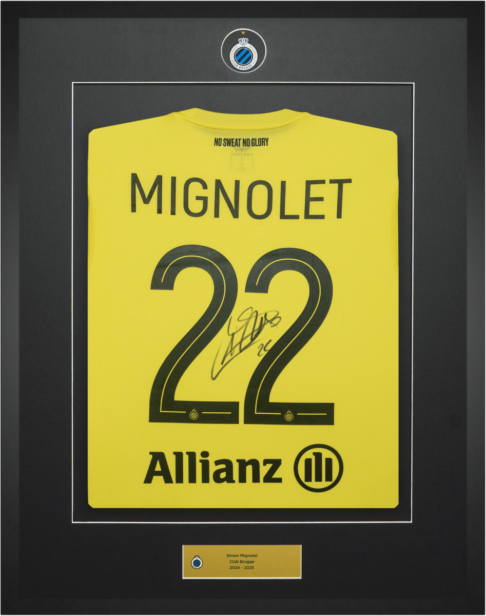 Framed shirt - Simon Mignolet (2024 - 2025) - Club Brugge Shop