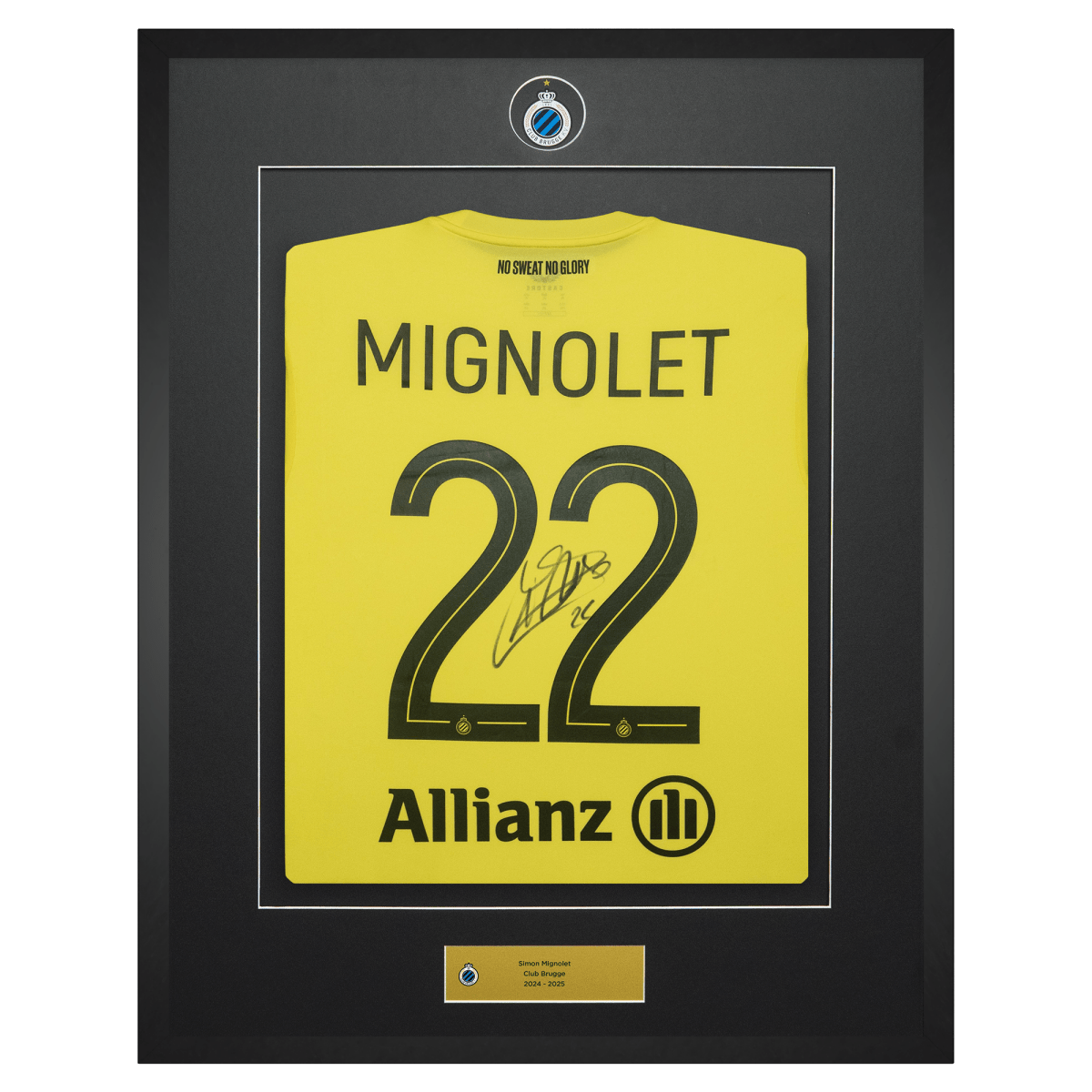 Framed shirt - Simon Mignolet (2024 - 2025) - Club Brugge Shop