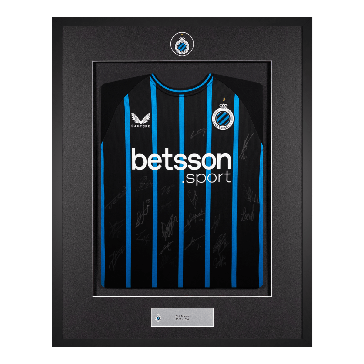 Framed shirt - Squad (2025 - 2026) - Club Brugge Shop