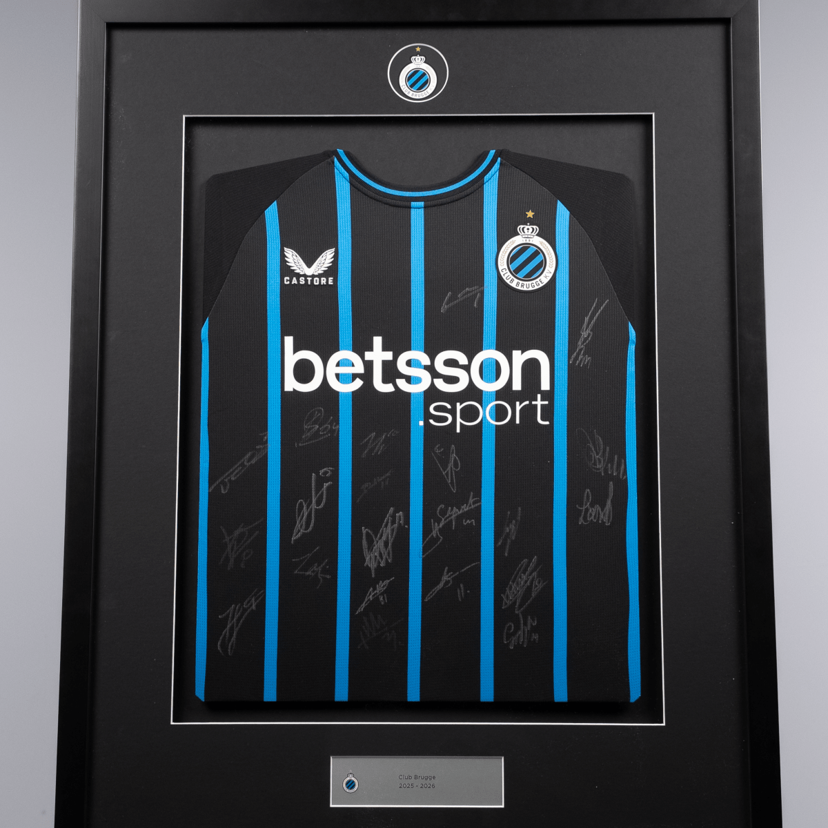 Framed shirt - Squad (2025 - 2026) - Club Brugge Shop