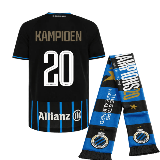 Home shirt + Sjaal KAMPIOEN - Club Brugge Shop