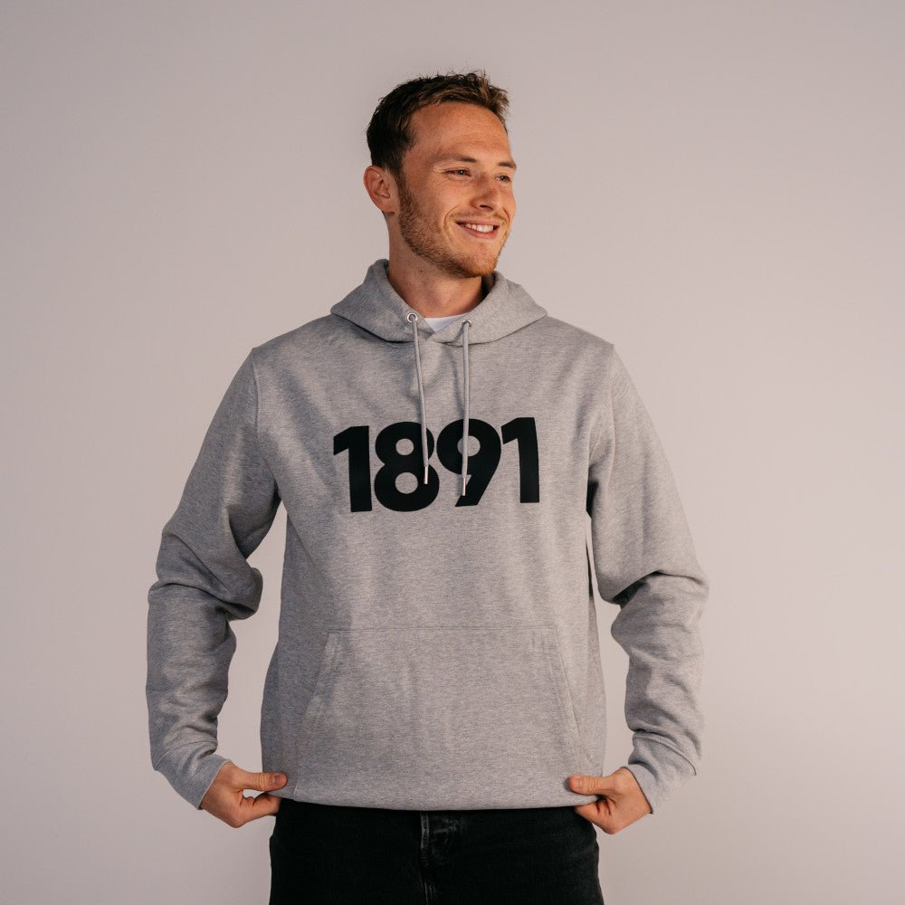 Hoodie 1891 Iconic Grey - Club Brugge Shop