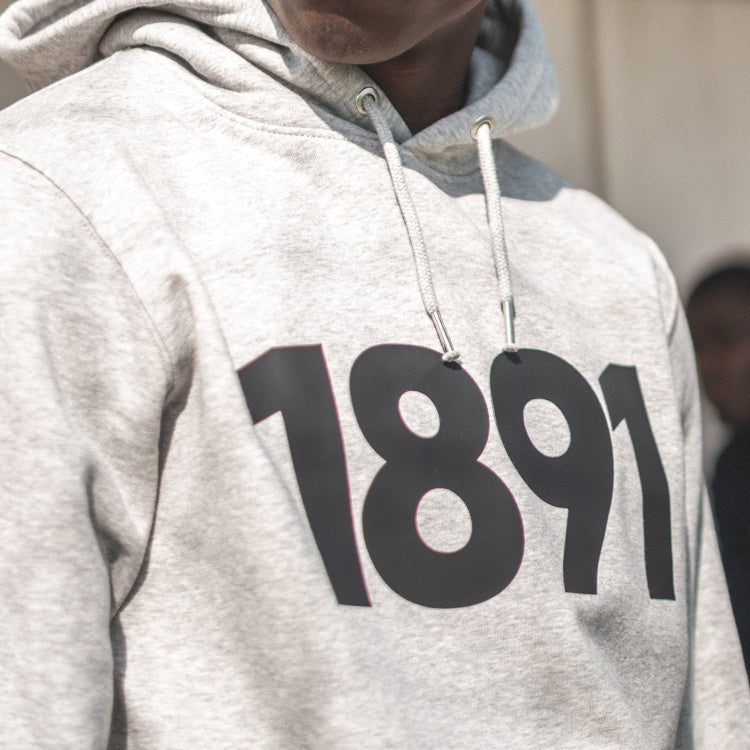 Hoodie 1891 Iconic Grey - Club Brugge Shop