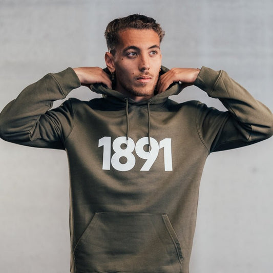 Hoodie 1891 Iconic Khaki - Club Brugge Shop