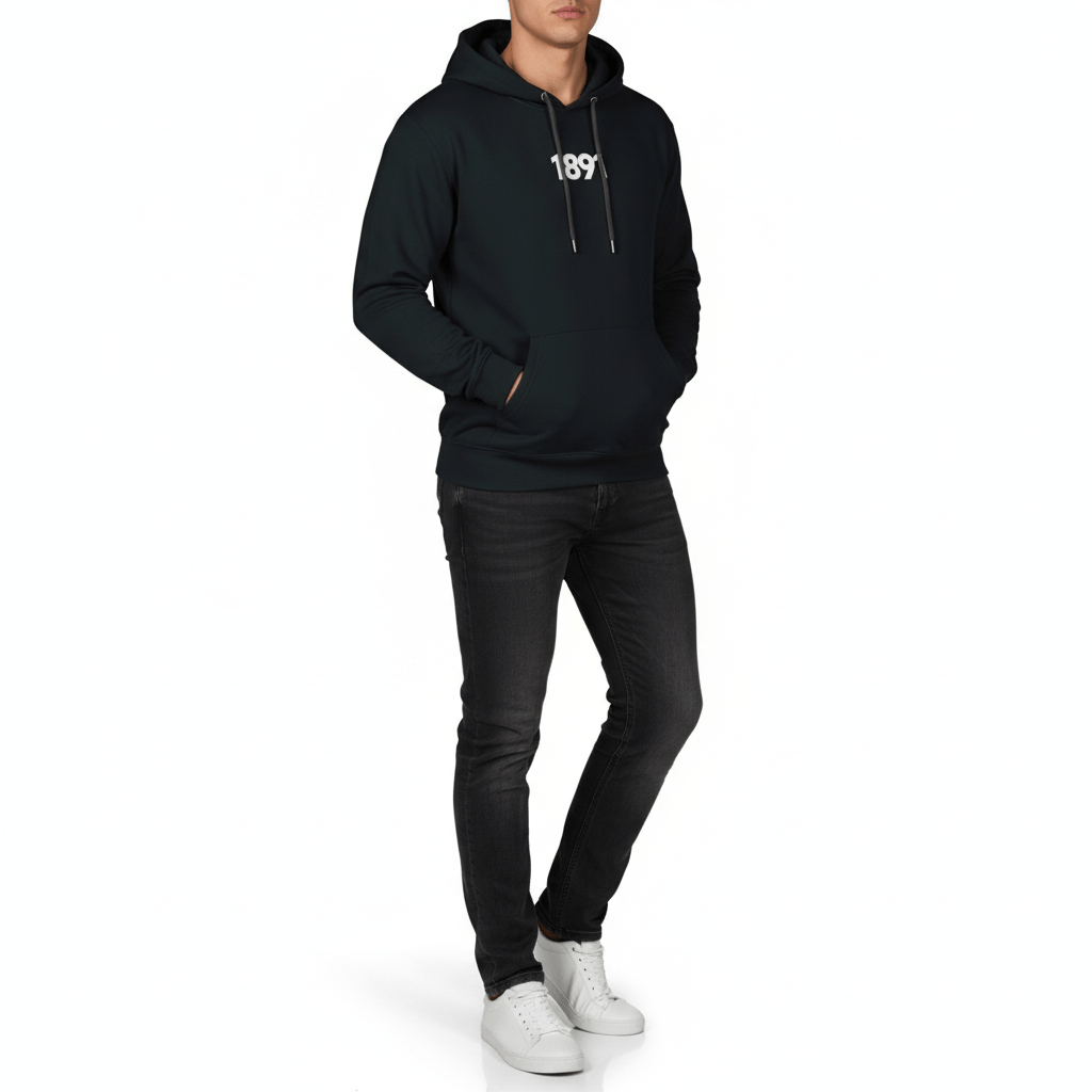 Hoodie 1891 Refined Black - Club Brugge Shop