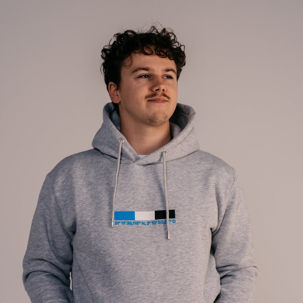 Hoodie 51N3O Grey - Club Brugge Shop