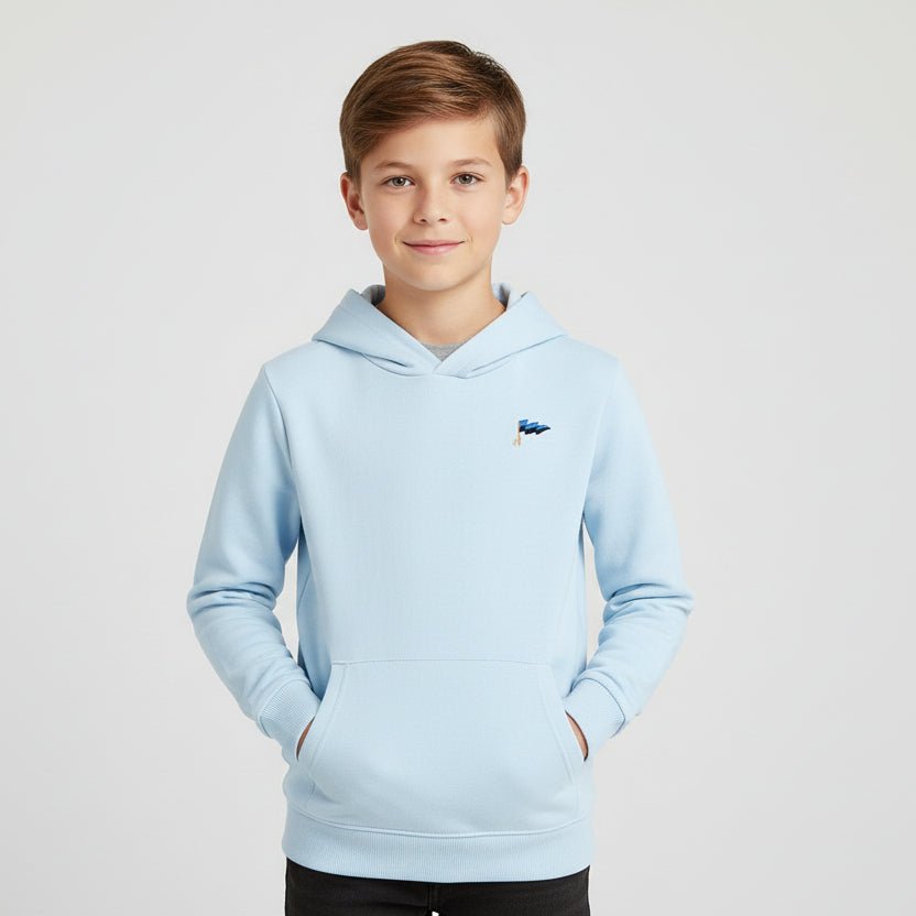 Hoodie Fan Flag Kids Light Blue - Club Brugge Shop