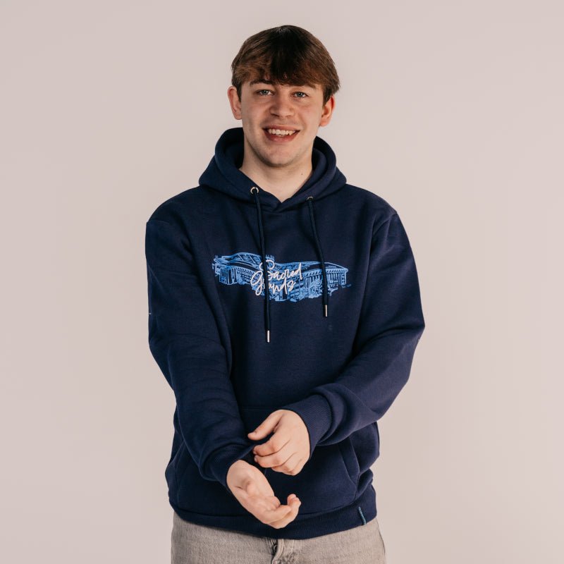 Hoodie Navy Sacred Grounds - Club Brugge Shop