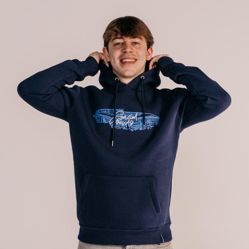 Hoodie Navy Sacred Grounds - Club Brugge Shop