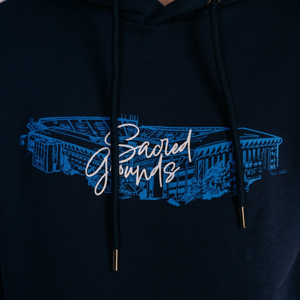 Hoodie Navy Sacred Grounds - Club Brugge Shop
