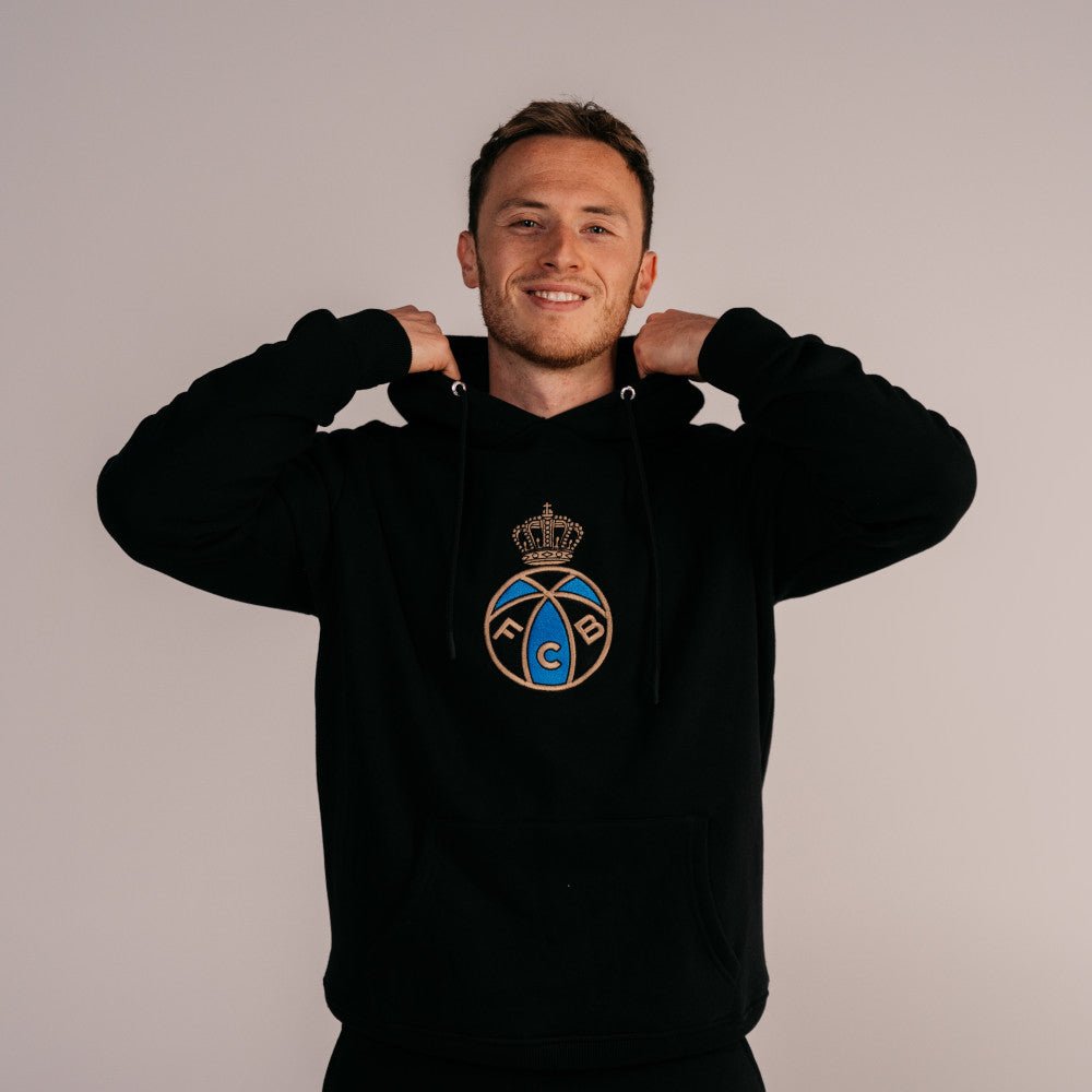 Hoodie vintage FCB zwart - Club Brugge Shop