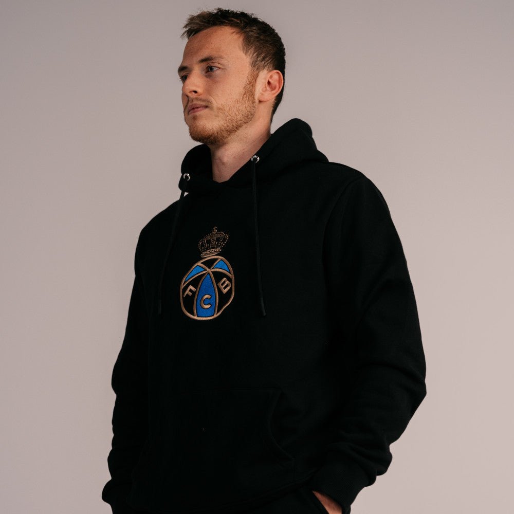 Hoodie vintage FCB zwart - Club Brugge Shop
