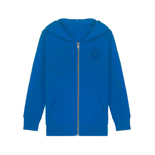 Hoodie Zip Core Navy kids - Club Brugge Shop