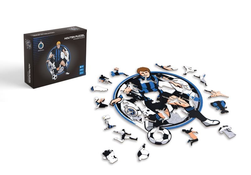 Houten Puzzel Speler - Club Brugge Shop