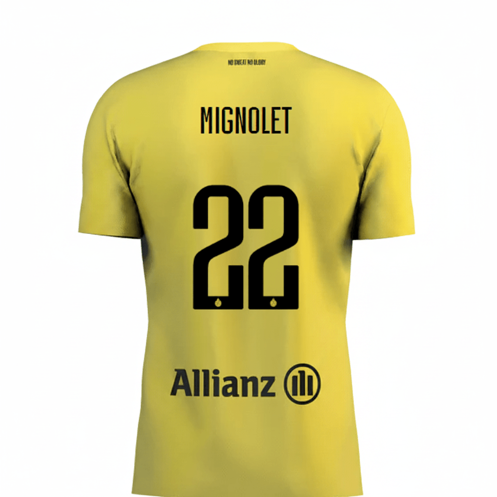 Keepershirt Geel Kids 25/26 - Mignolet - Club Brugge Shop