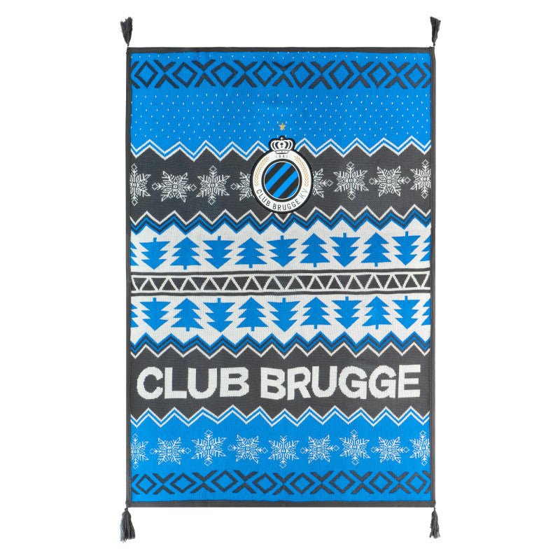 Kerst Deken Grijs - Club Brugge Shop