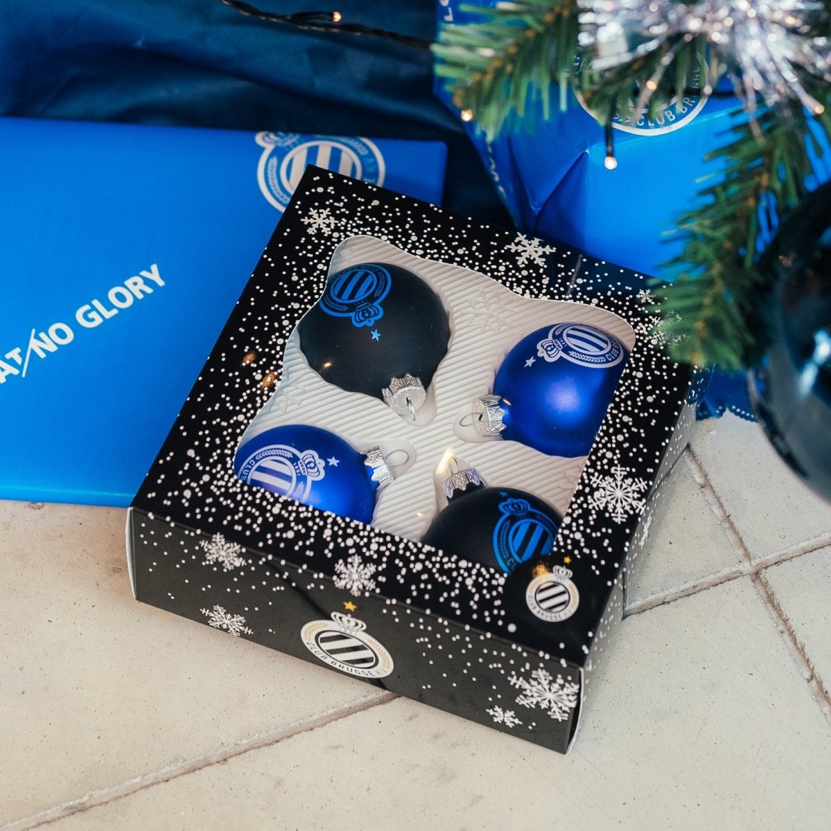 Kerstballen (4 stuks) - Club Brugge Shop