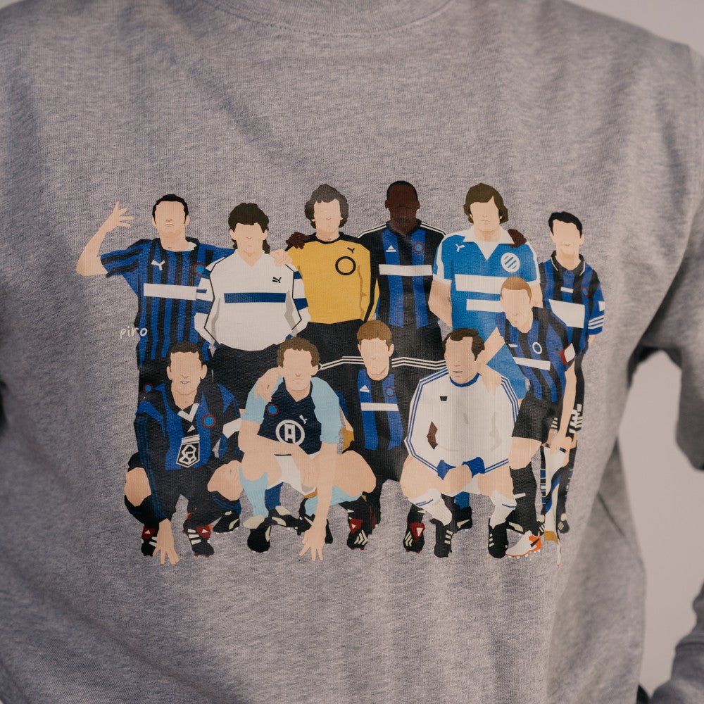 Legends 11 Sweater Grijs - Club Brugge Shop
