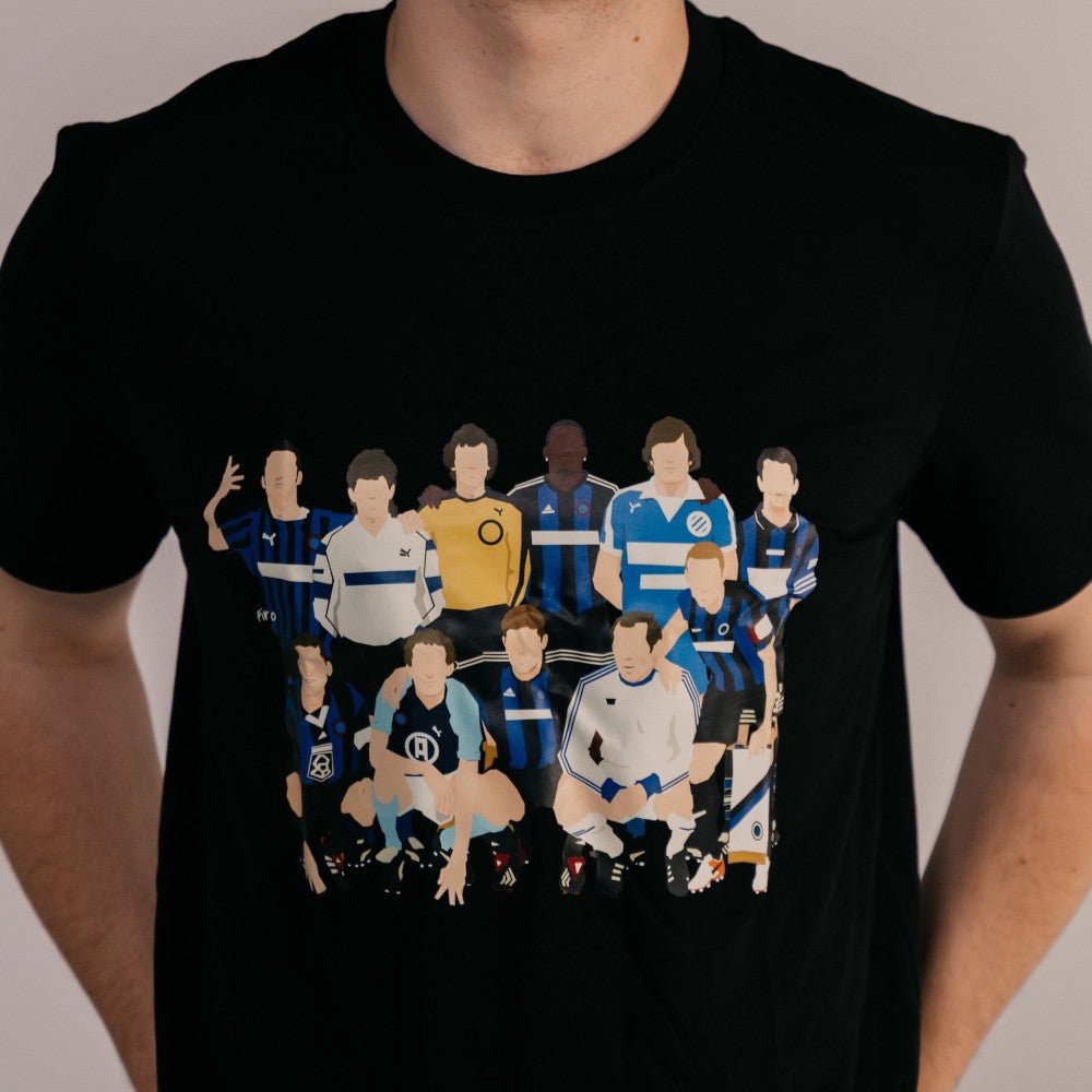 Legends 11 T-shirt Zwart - Club Brugge Shop