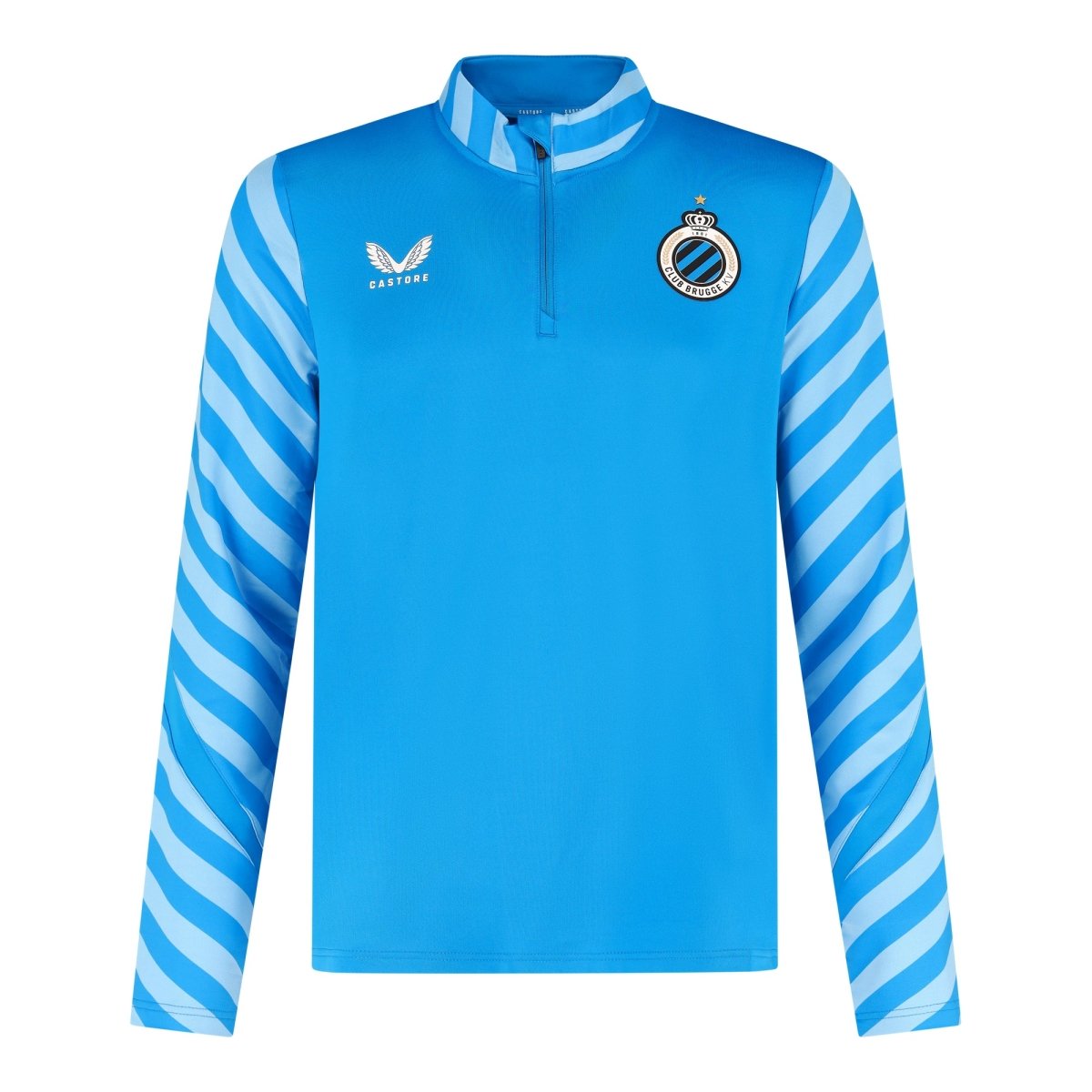 Matchday 1/4 Zip Blue Stripes - Club Brugge Shop