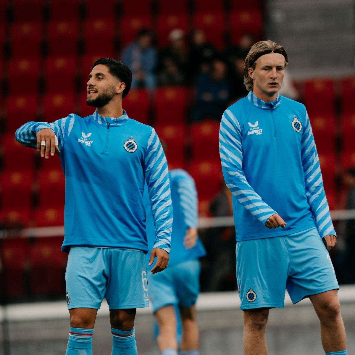 Matchday 1/4 Zip Blue Stripes - Club Brugge Shop