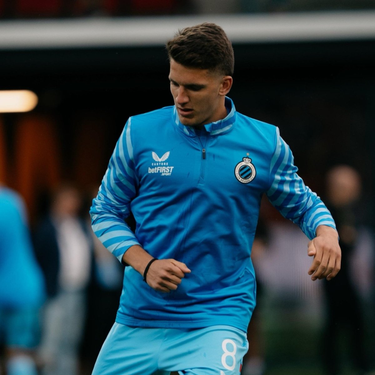 Matchday 1/4 Zip Blue Stripes - Club Brugge Shop
