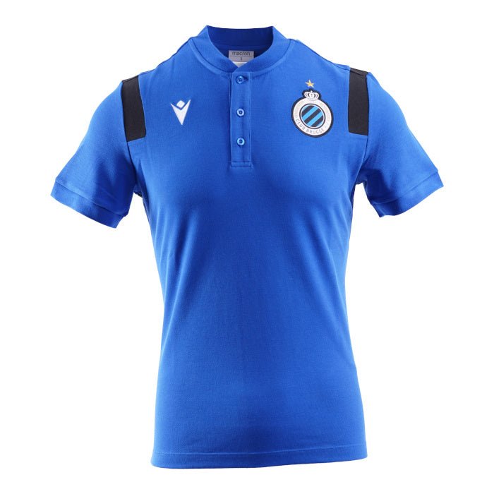 Polo Blauw Macron volw. - Club Brugge Shop