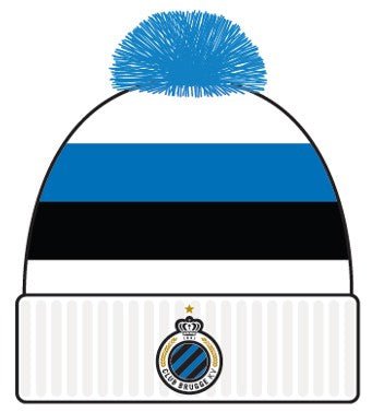 Retro Beanie Wit - Club Brugge Shop
