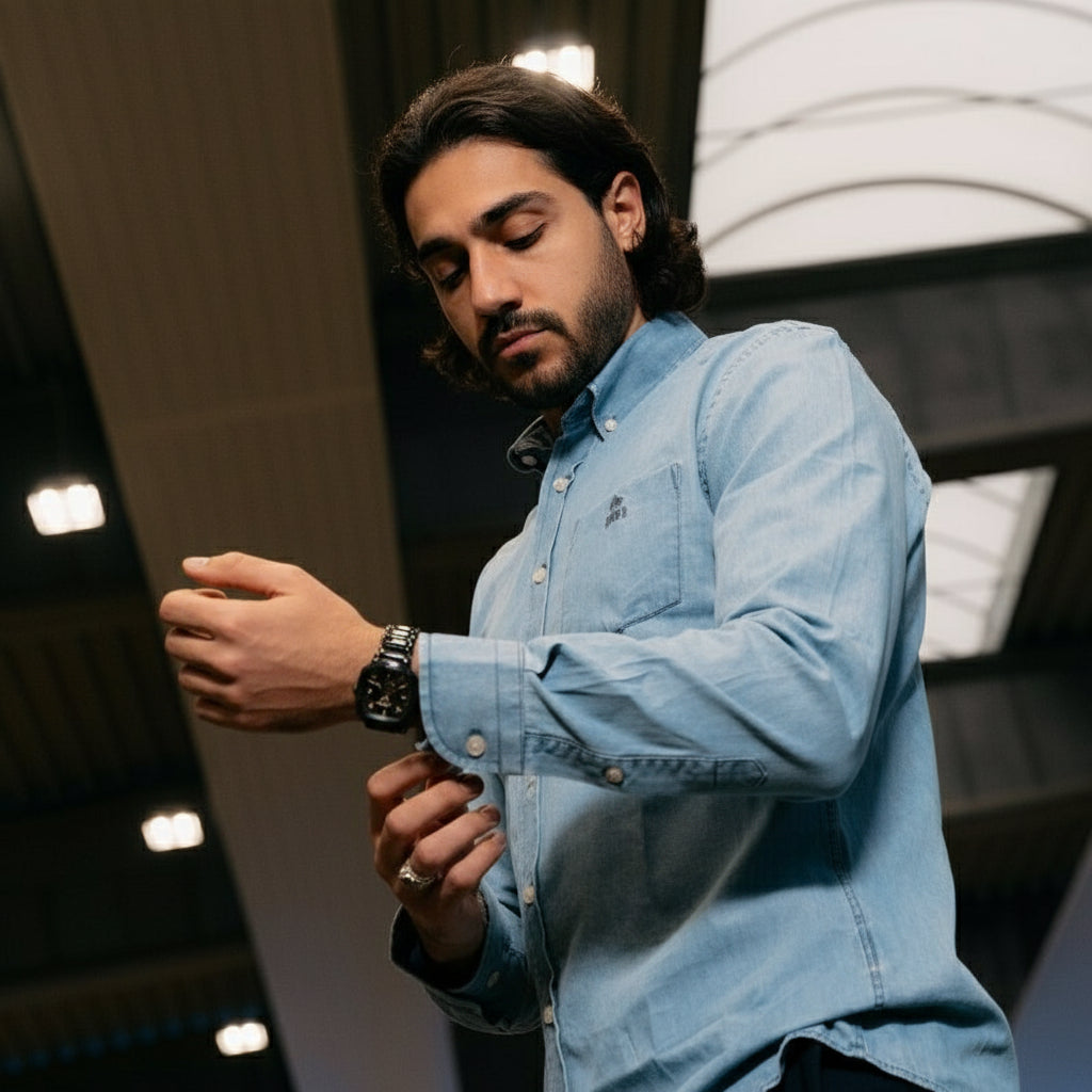 River Woods Hemd Jeans - Club Brugge Shop